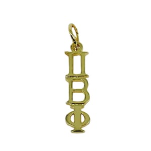 Pi Beta Phi griechische Sorority Lavalier Anhänger Drop Charm Kette Halskette Gold Filled