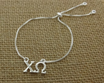 Chi Omega Bracelet Chi Omega Chi O Adjustable Bracelet