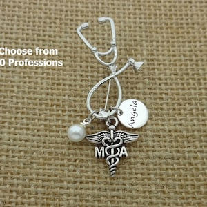 MA Medical Assistant Pin, Personalized MA Medical Assistant Pin,  Nurse Pinning Ceremony, Nursing Student Pin, Graduation Gift