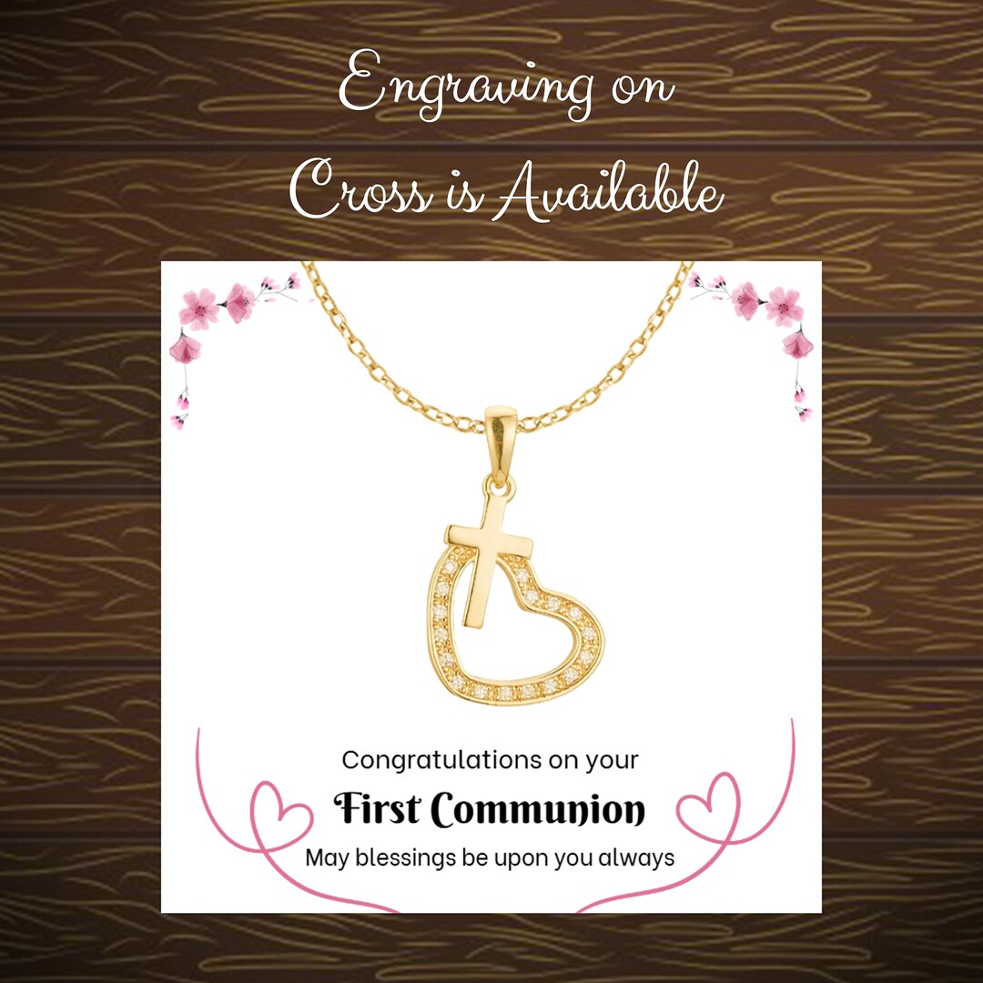 First Communion Chains First Communion Necklace, First Holy Communion Jewelry, Confirmation ...