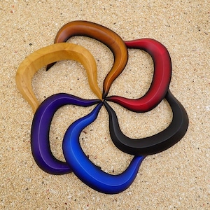 Value Set of 2, Wooden Hair Pins "The Horn". Various Colors, Hair Sticks, hair Accessories
