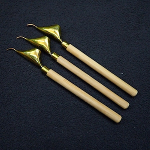 Premium Tjanting Batik Drawing Tools Set of 3, Batik Craft Tools, Craft Supply, in Custom Plywood Packaging Box
