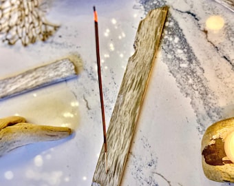 Handcrafted Driftwood Incense Holder, Coastal Home Decor | ShopArtistChris