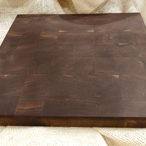 Black Walnut End Grain Cutting Board