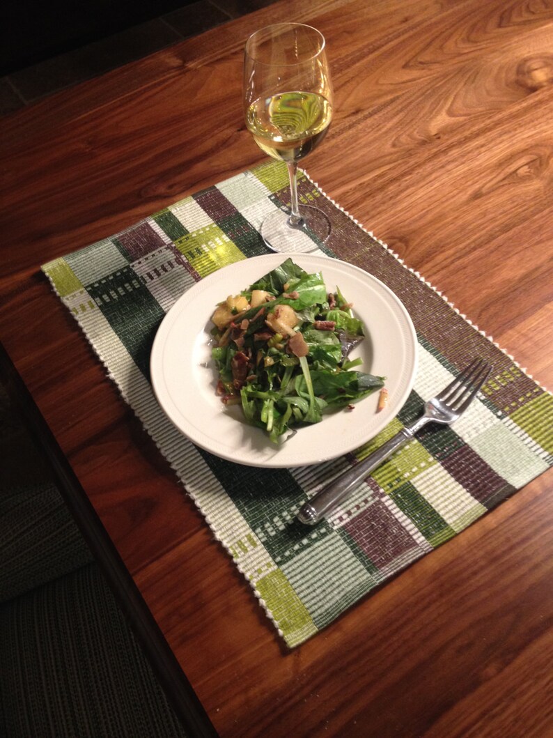 Spring Garden Reversible Rep Weave Placemats Etsy