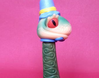 Vintage Rubber Toy - Snake. Soviet toy, USSR, 1980ss