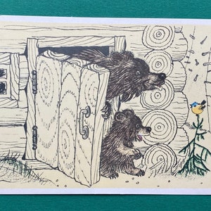 A. Golubev - « C'est déjà le printemps ? », carte postale neuve, 1965