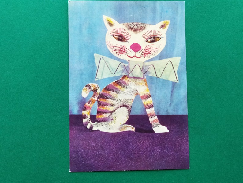 Ugrinovich Cat 1969 Photo by G Postcard