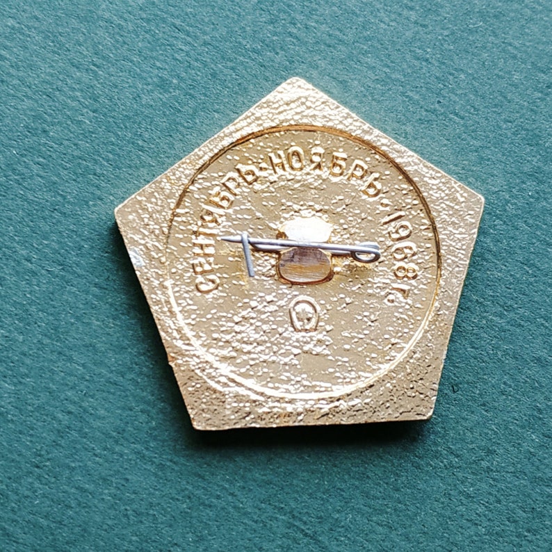 1970s Zond-5 USSR Badge Zond-6 Space pin 1968 Collectible Badge Soviet Pin