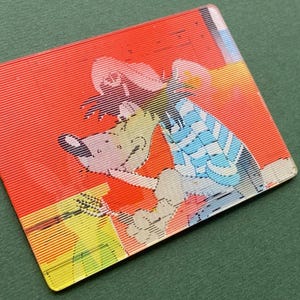 Nu Pogodi: cartoon stereokalender, 3D. Kalenderzakje van de USSR, 1976