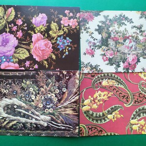 Musée du tissu artistique. Lot de 22 cartes postales vintage - 1982