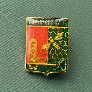 ZELDZAME bijenspeld. Vintage verzamelbadge, Sovjet-pin, Sovjet-Unie, USSR A7