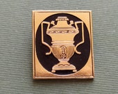 Samovar Pin. Vintage collectible soviet pin badge, Made in USSR, 1980s