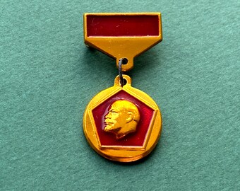 Lenin collectible badge, Pin, Soviet Union, Made in USSR, 1970s А13