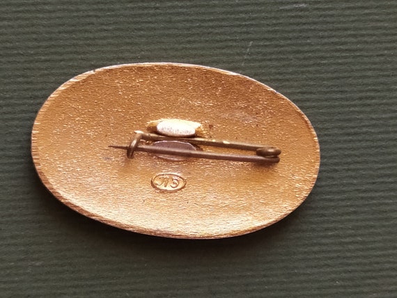 Ironworks, Industrial USSR. Rare pin. Vintage col… - image 4