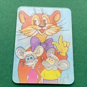 Cat Leopold - Cartoon Stereo Kalender, 3D. Kalender zak van de USSR, 1985