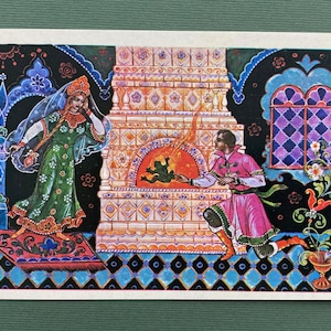 Princesse grenouille - Illustrateur par K. Bokarev. Carte postale non utilisée. 1972