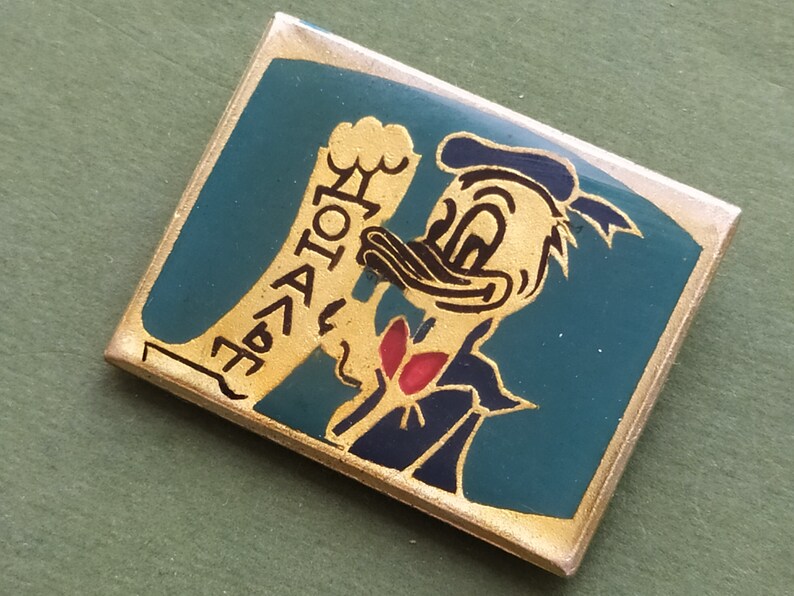 Soviet Union Duck Pin Pin RARE Vintage collectible animal badge Russia