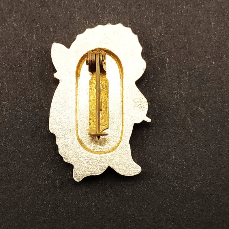 RARE Vintage collectible Brooch Hedgehog in the Fog Brooch