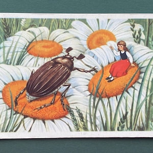 T. Sazonova &quot;Thumbelina&quot;, Postcard, 1956