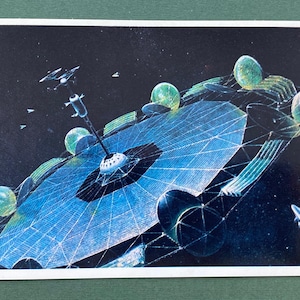 Vintage Space-postkaart A. Sokolov - Vintage Space, 1982