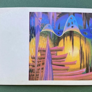 Vintage ruimtekaart: V. Ivashchenko, Space Fantasy, 1976