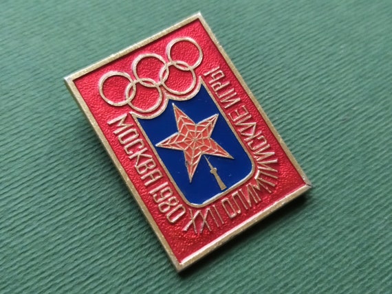Moscow Olympic Symbol, Olympic Badge, Olimpic gGa… - image 2