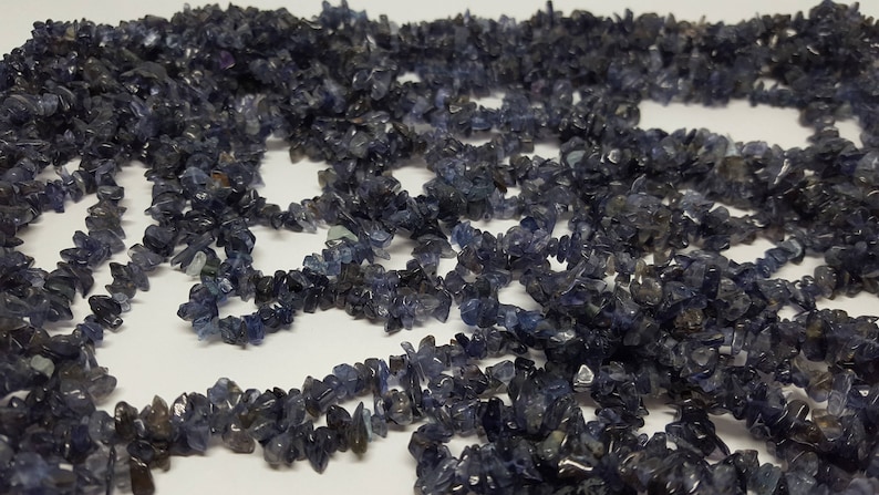 Blue Iolite Semi Precious Stone Chips