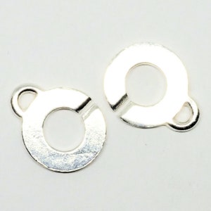 Sterling Silver Double C Clasp