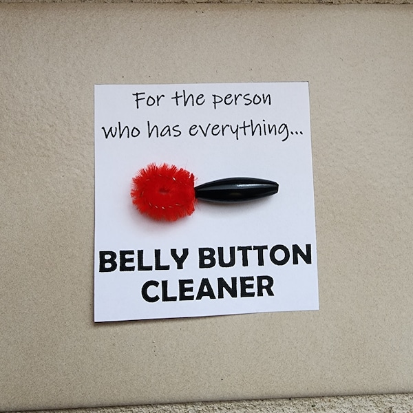 Belly Button Lint Brush Gag Gift Stocking Stuffer | Belly Button Cleaner Funny Gift for Christmas Stockings | Novelty Gifts For Men & Women
