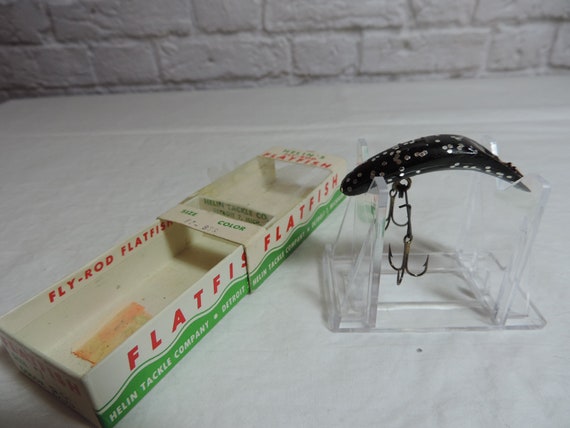 Vintage Helin's Fly Rod Flatfish F7 BSS Black Silver Speckle - Etsy