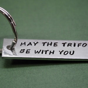 May The Triforce Be With You. With Triforce Symbol. Pure Aluminum. Zelda/Star Wars Inspired.