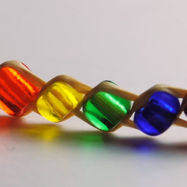 Rainbow Wish Bracelet - Woven Hemp Cord Bracelet