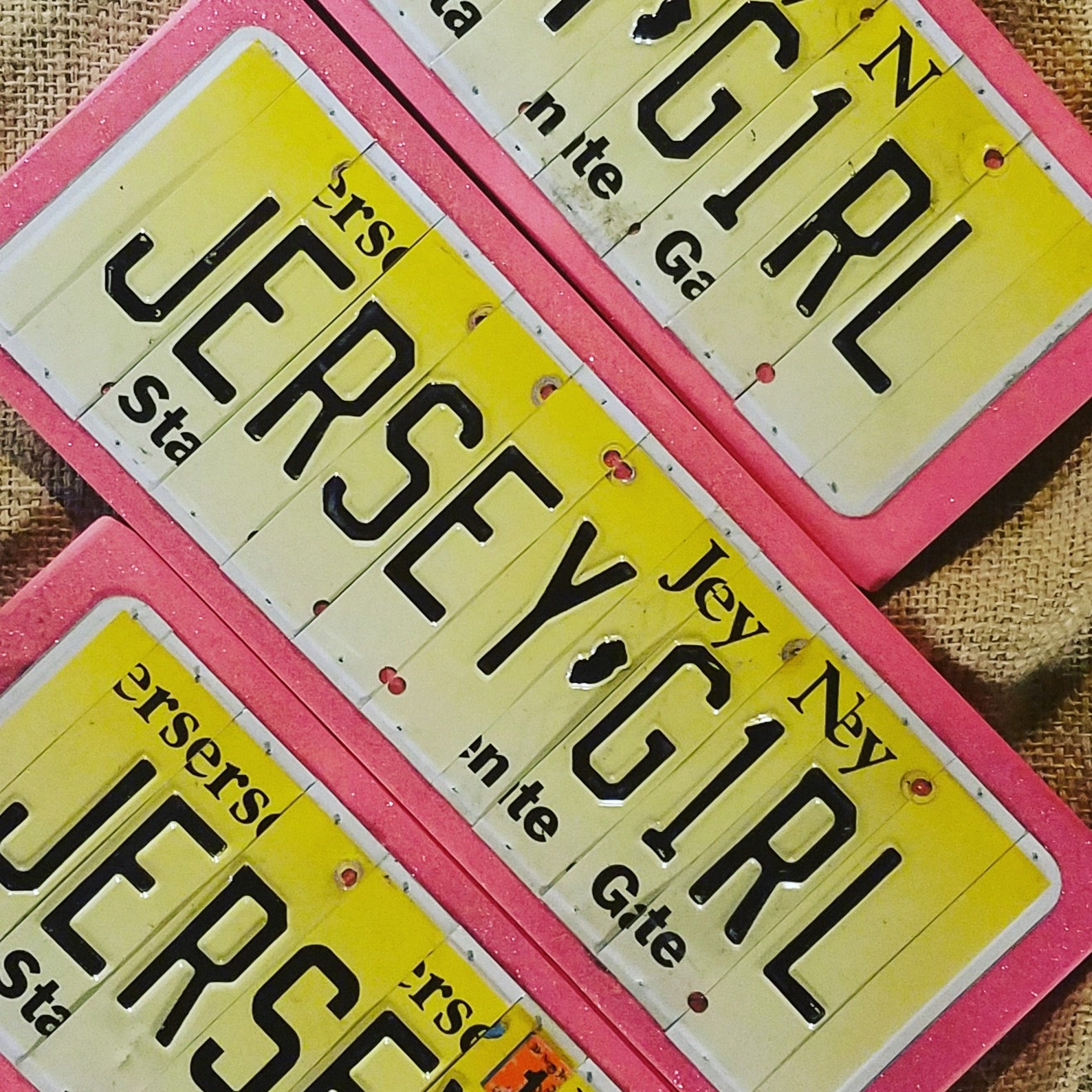 Jersey Girl License Plate Sign Made From Authentic Expired Etsy