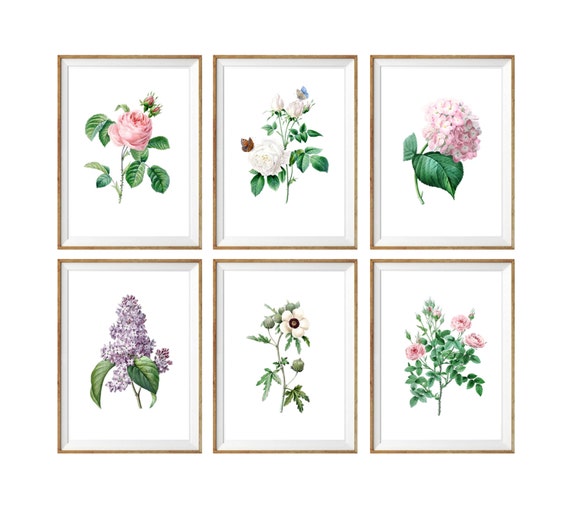 Victorian Art Print SET of 6. victorian wall art victorian | Etsy