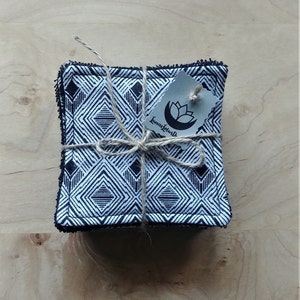 Cuscinetti per struccanti riutilizzabili Design geometrico, Assorbenti lavabili per trucco, Zero Waste Skincare, Di LunarLotusDesign su Etsy