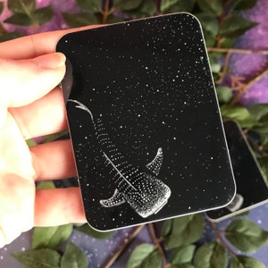 Whale Shark Sticker // dreamy deep sea or night sky theme