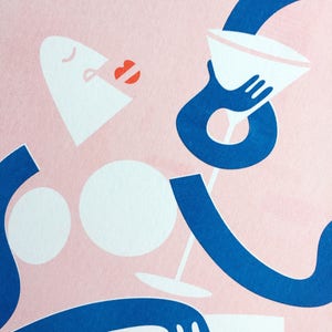 Sober A3 Risograph Print image 2