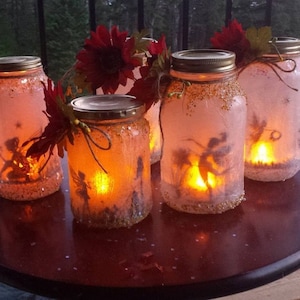 FAIRIES in a JAR , fairies in mason jar, fairy lantern, fairy nightlight outdoor lighting, bridal centerpiece, nursery, child room