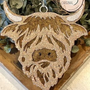Made to Order Cow Freshie | Highland Cow Freshie | Freshies | Car Freshener | Air Freshener