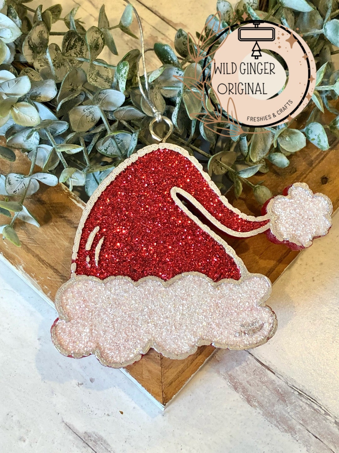 Made to Order Santa Hat Freshie | Christmas Freshie | Freshies | Car ...