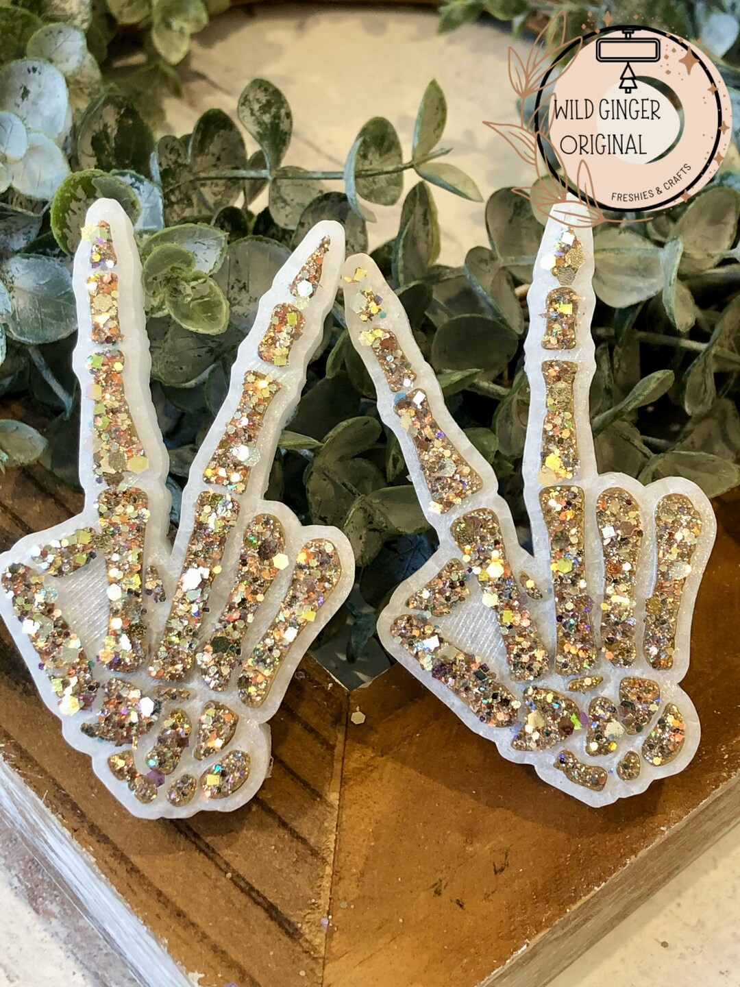 Made to Order Vent Clip Freshies Skeleton Hand Vent Clips Freshies Car