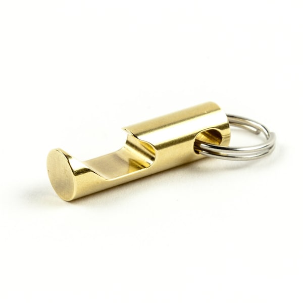 Keychain Bottle Opener - EDC Tool - CNC Brass Keychain Tool