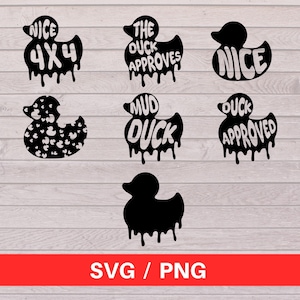 Duck SVG For Off Roading, You&#39;ve Been Ducked, Off Road Duck SVG, Duck Duck SVG