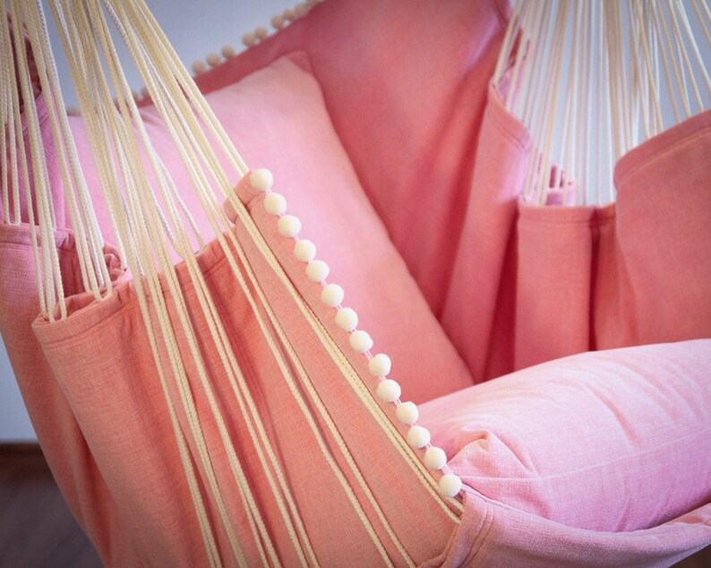 Hammock chair Pink Etsy