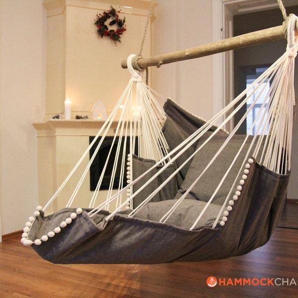 Hammock chair gray/gray