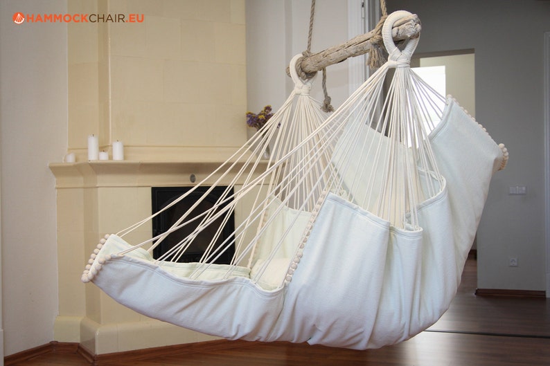 white hammock chair