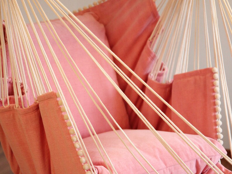 Hammock chair Pink Etsy
