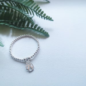 Kinder Schutzengel Armband - Sterling Silber Kinder Armband