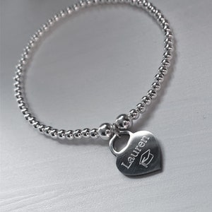 Personalisiertes 925 Armband mit Gravur